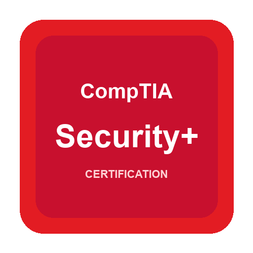 CompTIA Security Plus certification badge