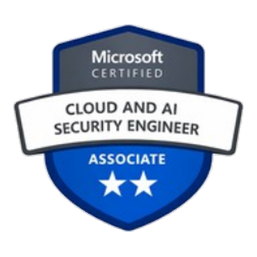 Microsoft Certified Cloud and AI Security Engineer Associate SC-500 badge